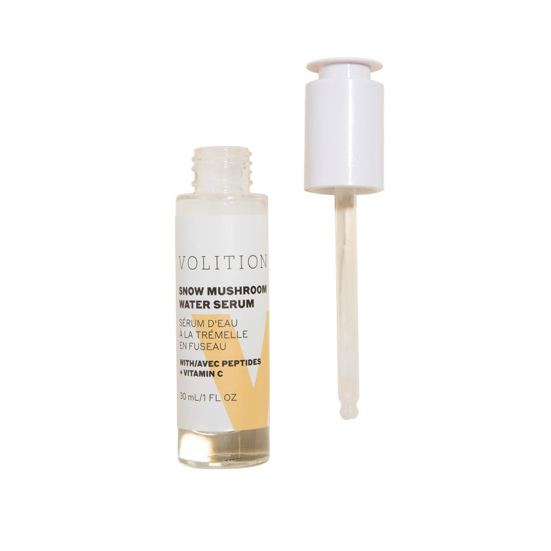 Volition Beauty Snow Mushroom Water Serum with Peptides + Vitamin C | Floods Skin with Moisture & Hydration | Visibly Minimizes Lines, Wrinkles & Pores | Soothes Redness & Improves Skin Texture - Image 1